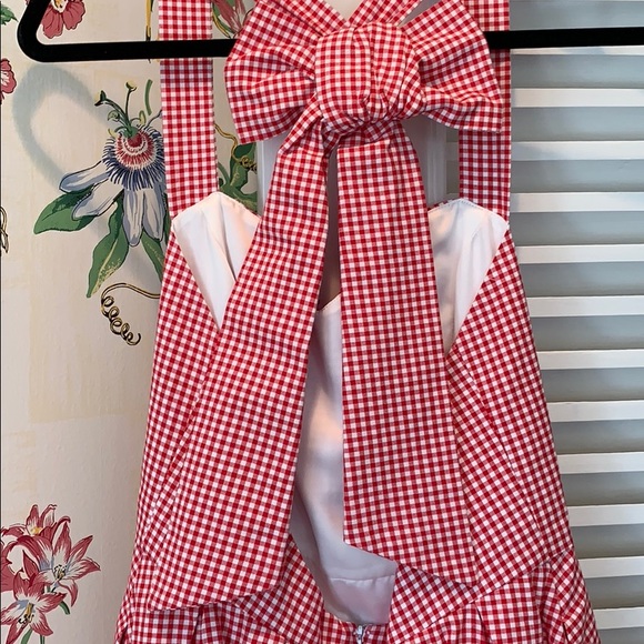 Lauren James Red Gingham Livingston Dress, Medium - Picture 3 of 4